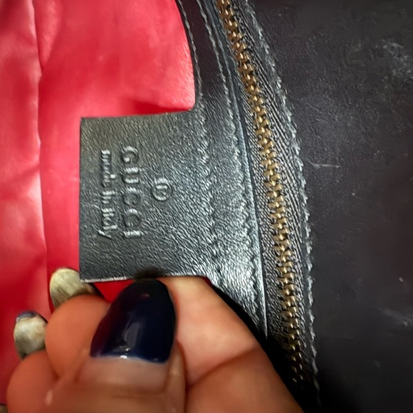 COPY - Gucci marmot black velvet chain two way bag size medium - Picture 12 of 15